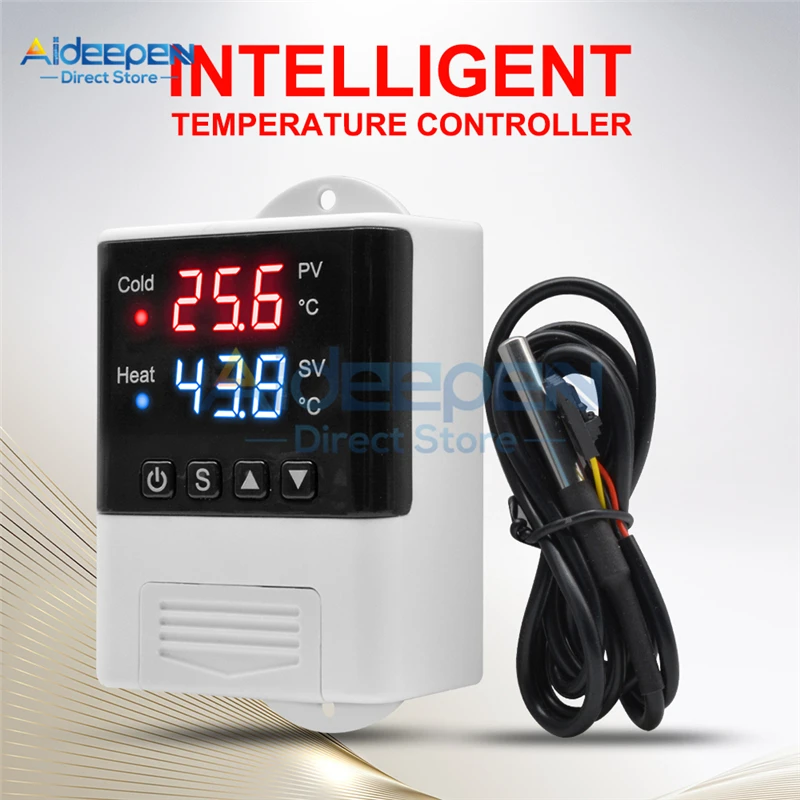 AC 110V-220V DTC2200 DTC2210 светодиодный цифровой термостат Температура контроллер