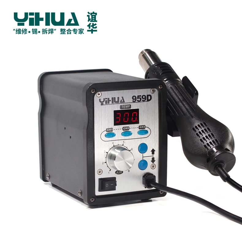 Паяльная станция YIHUA 959D с цифровым светодиодным дисплеем 220 В|Паяльные станции| |