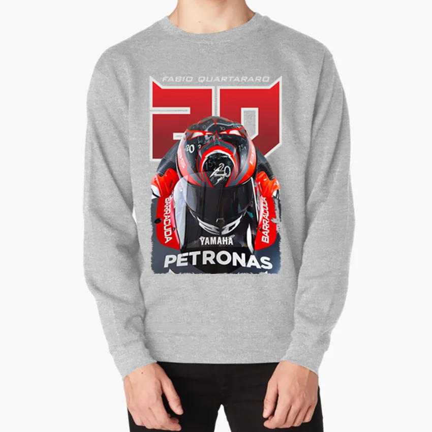 grey-sweatshirt Футболка без названия fabio quartararo - Цвет: grey-sweatshirt