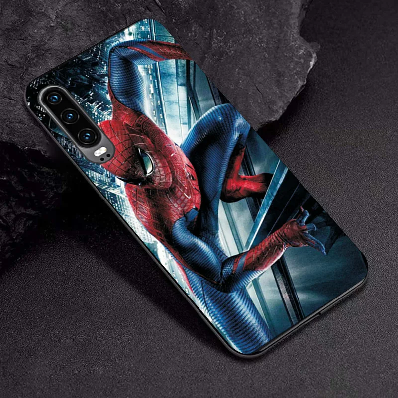 Чехол captain america для huawei P30 Lite P10 Lite, черный ТПУ для huawei P30 P20 Pro P8 P9 Lite, чехол для huawei P30 Pro, чехол - Цвет: TPUBLK624