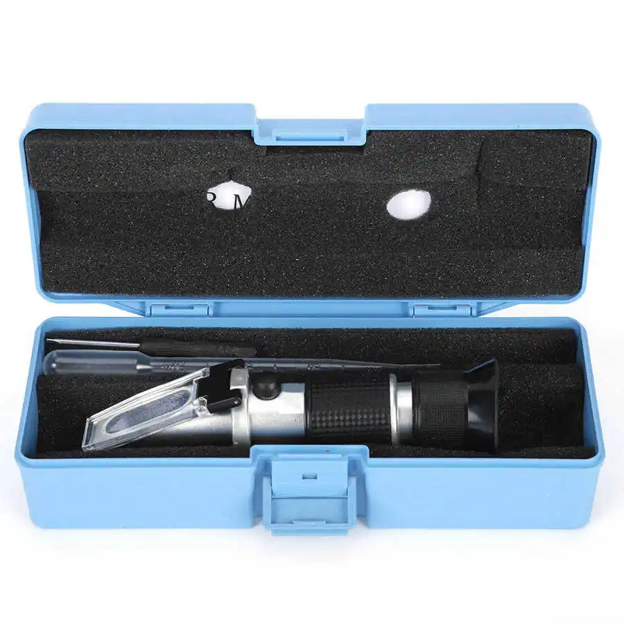 Handheld High Accuracy Wine Refractometer Dual Function 040 Brix