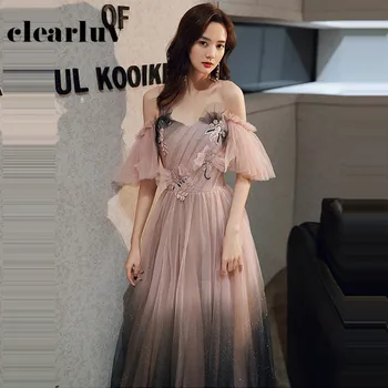 

Appliques Robe De Soiree DR377 Sparkling Sequin Women Party Dresses Gradient A-Line Evening Dress Spaghetti Strap Formal Gowns