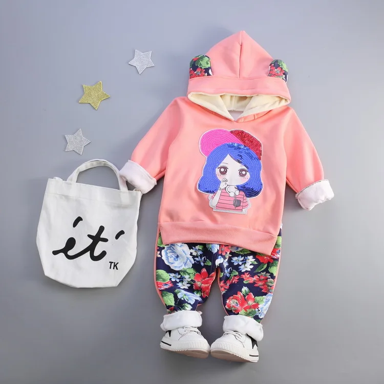 little girl jogging suits