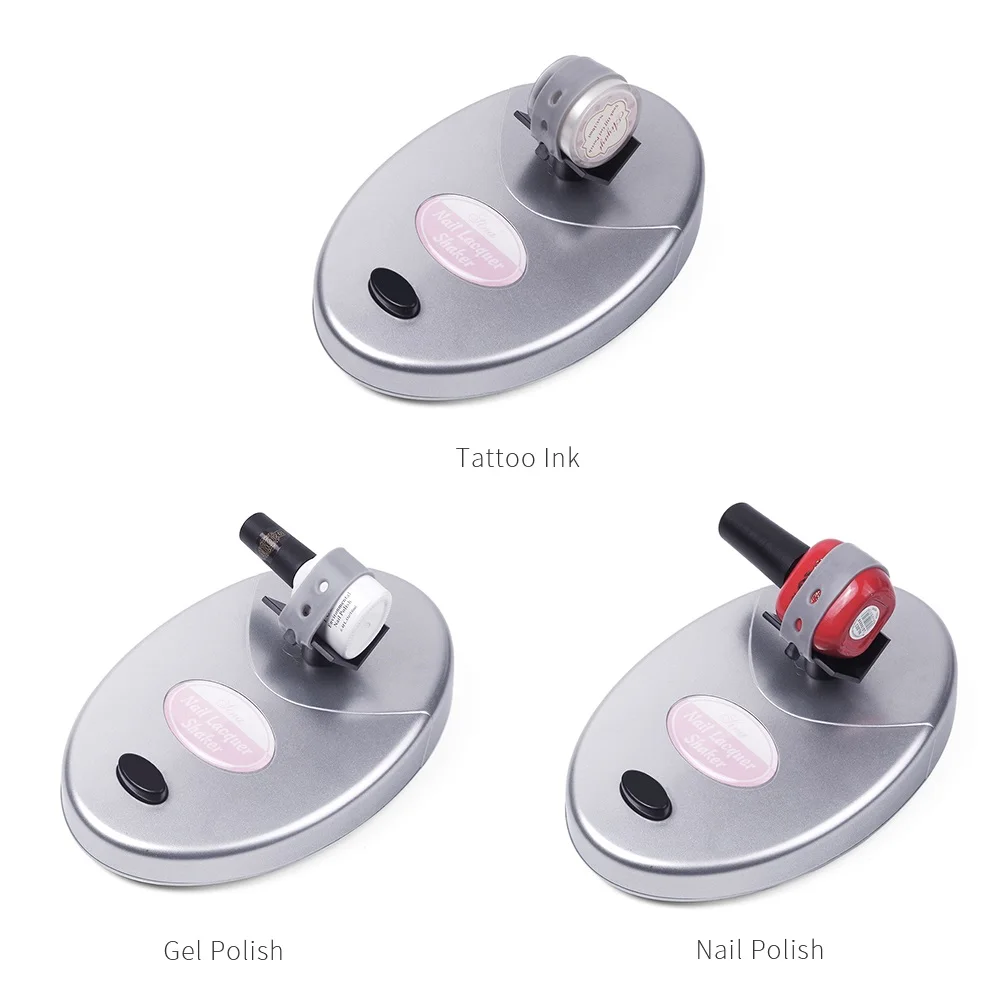 foreverlily Nail Lacquer Shaker Adjustable Nail Gel Polish Varnish Bottle Shaking Machine Shake Eve