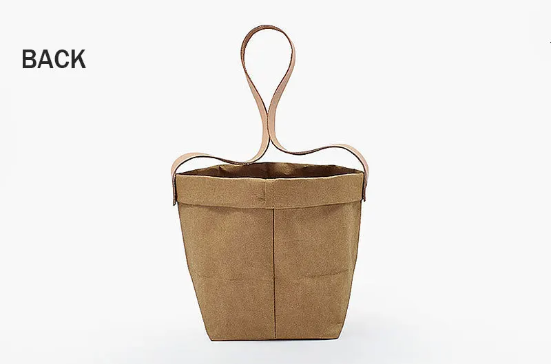 Kraft Paper Flower Pot Wall-mounted Flower Arrangement Container Automatic Absorbent Paper Bag Potted Home Decorations