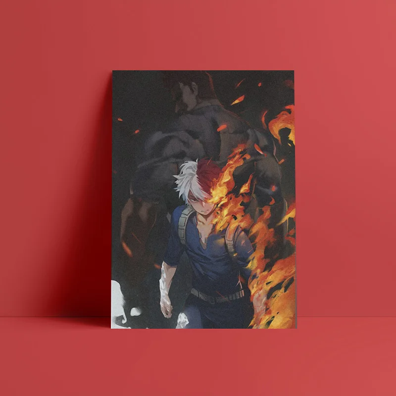 iC 200 Шото Тодороки Boku no Hero Academy Wall Art Холст украшение постеры принты для гостиной декоративная картина для спальни - Цвет: iC 200