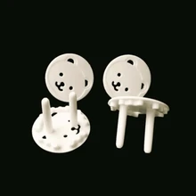 10 шт. ЕС розетка с мультяшным медведем электрическая розетка Детская безопасность защита от электрического удара заглушки Защитная крышка