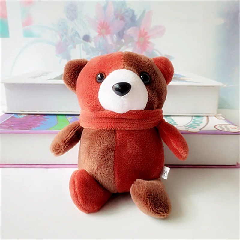 1Pcs New Cute 11Cm Animal Bear Plush Doll Cartoon Color Matching Bear Plush Pendant Doll Boy 1 1Pcs New Cute 11Cm Animal Bear Plush Doll Cartoon Color Matching Bear Plush Pendant Doll Boy 2