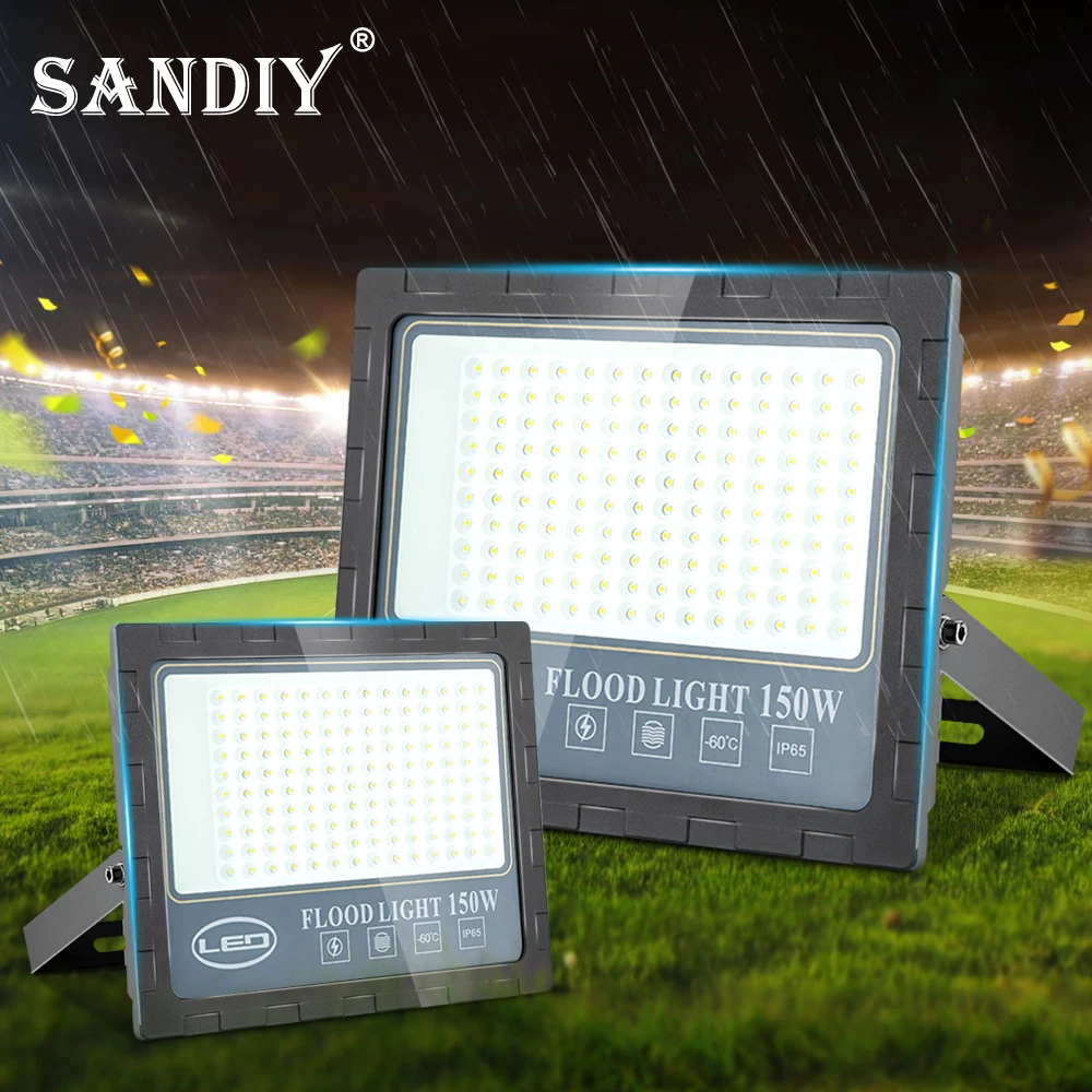 Flood Light 100W 200W 50W Projector Waterproof Outdoor Lighting Exterior Wall Building Garden Trees Square Spotlight 110V 220V 10 pcs building decorating wash effect pixel project recessed waterproof 14x15w rgbwa 5in1 dmx outdoor wall washer led light