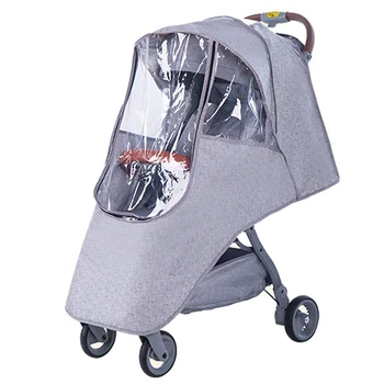 

Stroller Rain Cover & Mosquito Net,Weather Shield Accessories - Protect From Rain Wind Snow Dust Insects Waterproof Ventilate Cl