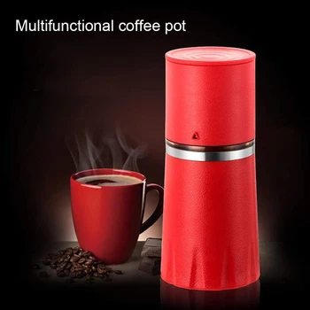 

4 in 1 integrated multi-function manual rotating portable grinding coffee cup camping travel grinding cup