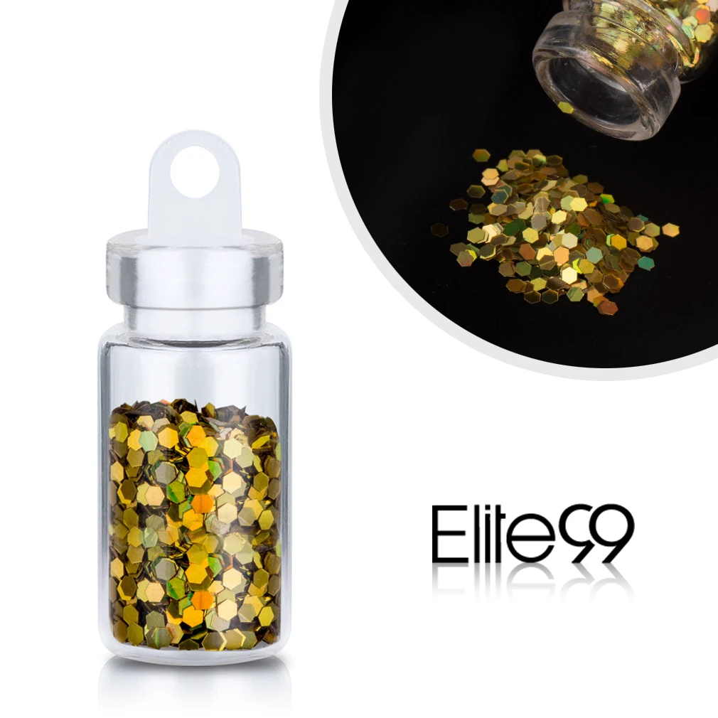 001-LB201 Elite99 Colorful Acrylic Nail Sequins Shining Paillette Decor Mini Bottle Nail Art Glitter Decoration Manicure For DIY Nail Art - Цвет: 001-LB201