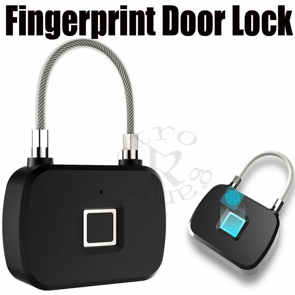 Anytek L13 Smart Keyless Fingerprint Lock Anti Theft Security Padlock Door Lock 