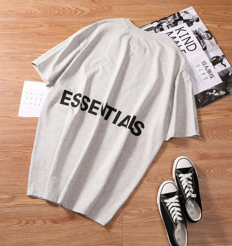 

Fog Fear of God Double-Track Essentials High Street Cotton Loose And Plus-sized Short-sleeved T-shirt