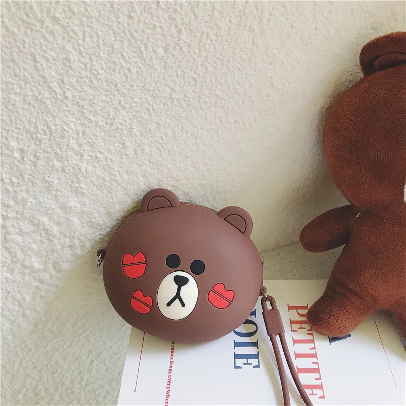 coin purse Мини-молния кредитный держатель для карт наушники держатель для карт маленькая сумка для Airpod чехол для женщин силикагель мультфильм кошелек - Цвет: coin purse
