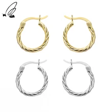 

S'STEEL 925 Sterling Silver Fashion Gold Hoop Earrings Designer Gift For Women Minimalist Gothic Accessories Punk Fine Jewelry