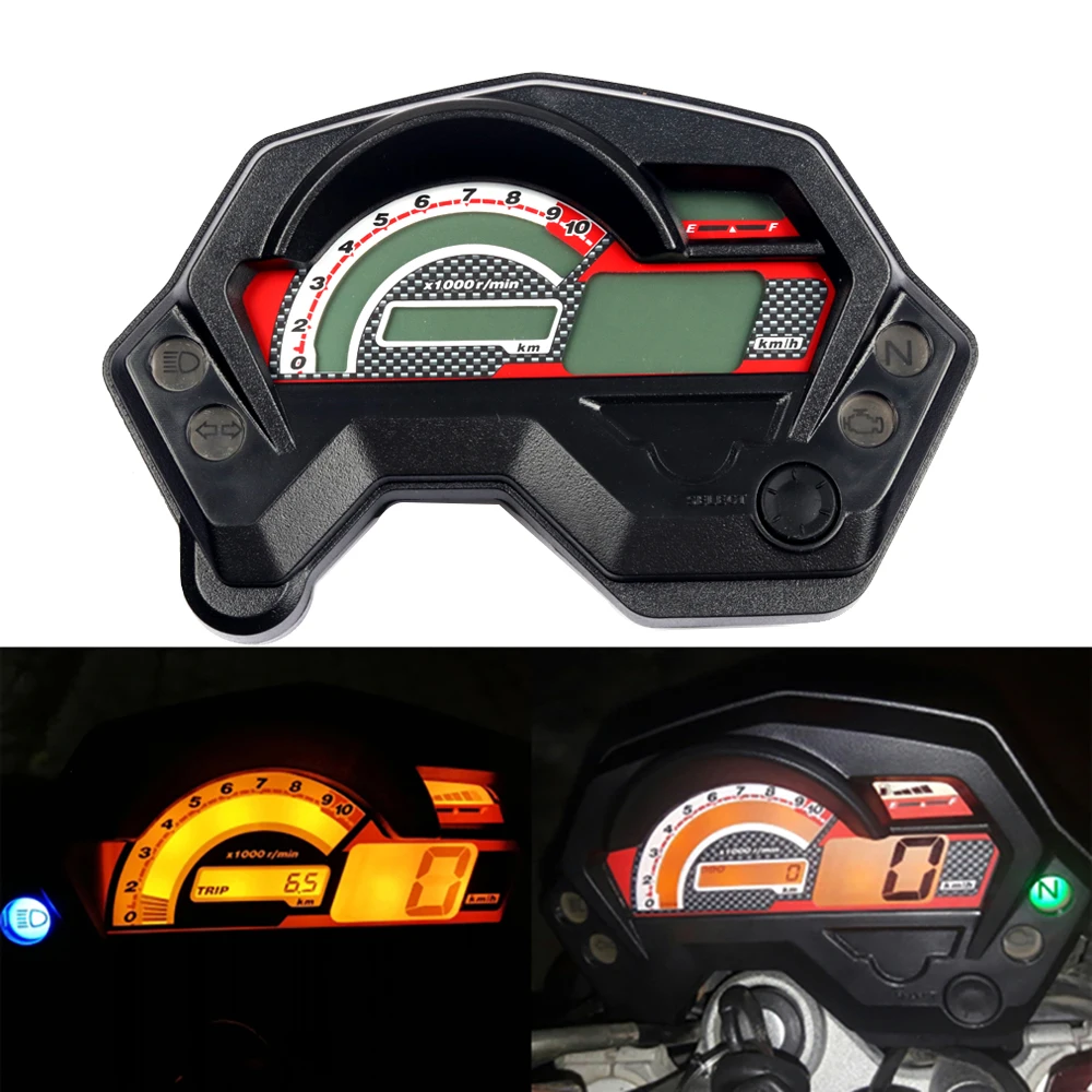 For Yamaha FZ16 Cafe Racer Instrument Moto Speedometer Gauge Digital Electronics Indicator Led Display Liquid crystal display | Автомобили
