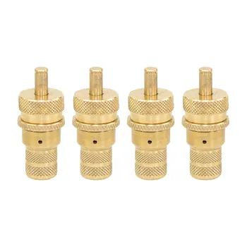 

4Pcs 4WD Universal Brass off-Road Automatic Tire Tyre Deflators Valve set 6-30 PSI Adjustable bleeder Set
