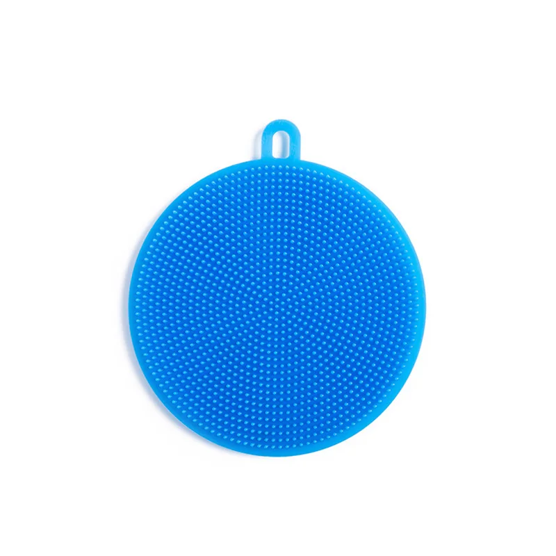 Silicone Dish Washing Sponge Scrubber Kitchen Cleaning antibacterial Tool Soft Cleaning Antibacterial Brush Kitchen Tools