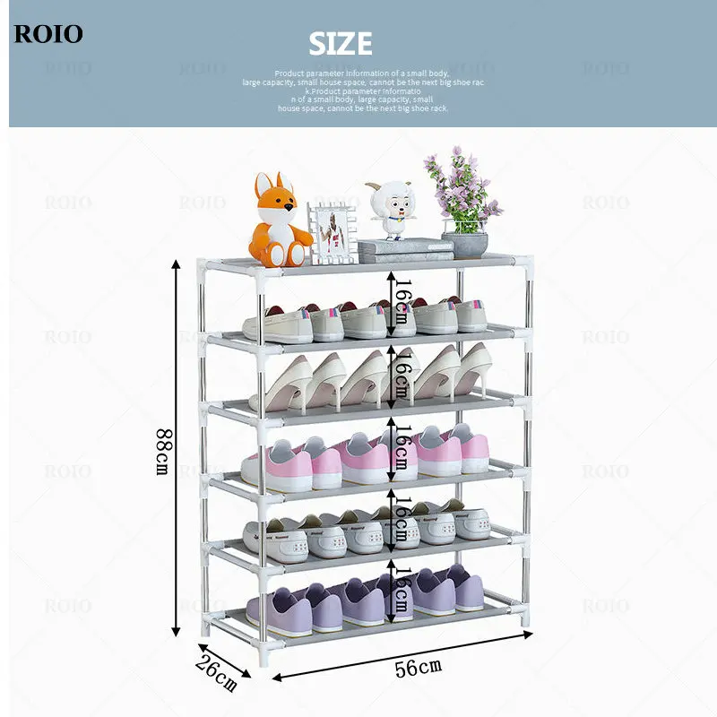 Simple Shoe Rack Metal Shoe Shelf Footwear Living Room Furniture Space Saving Shoes Organizer Stand Holder shoe rack