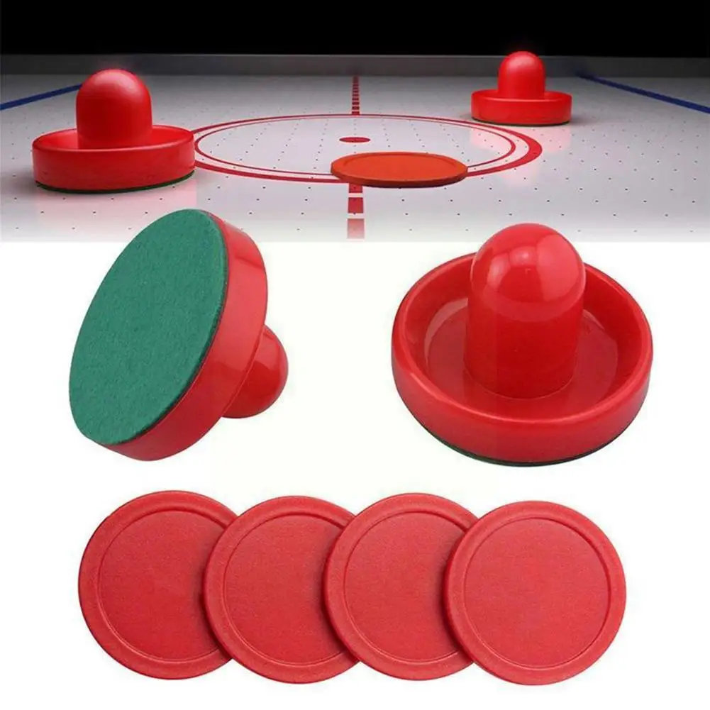 Choice of Colors and Sizes 5 Pieces Durable Plastic Air Hockey Pucks 
