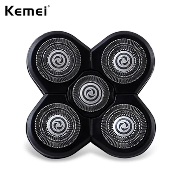 

Five Blade Electric Shaver Head 5D Washable Electric Shavers Razor Alternate Floating Replacement Heads For Men