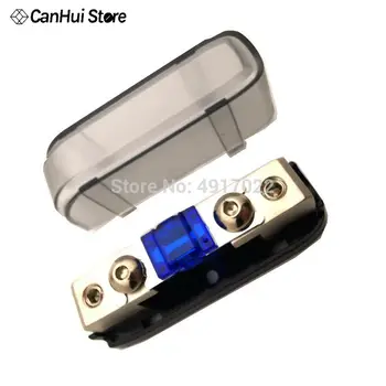 

1set Car Audio Auto Mini ANL AFS Car Fuse Holder Block with Fuse 20A 30A 40A 50A 60A 80A 100A 150A 200 MINI ANL 32V Good Quality