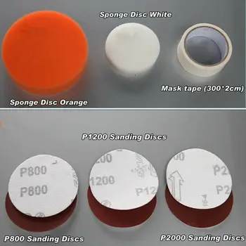 

Car Headlight Lens Restoration Kit Restorer System Professional Polishing Tool