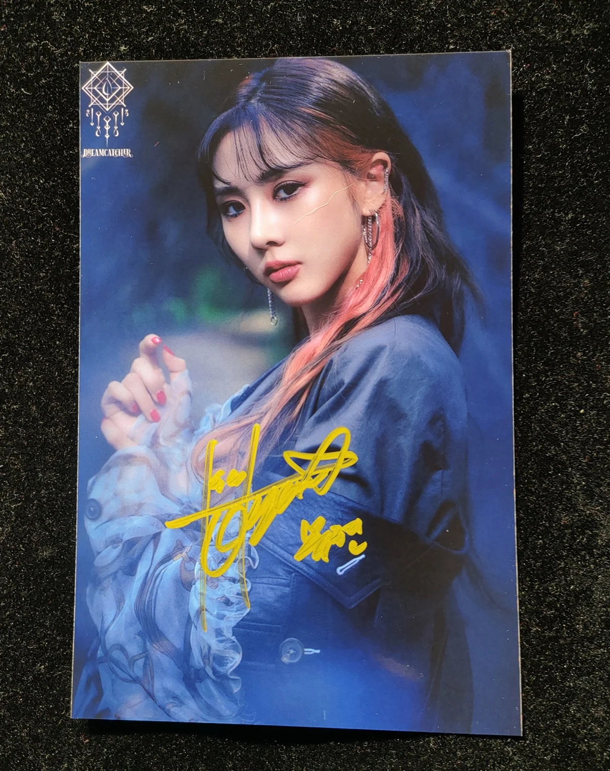 DREAMCATCHER Yoo Hyeon Autographed Signed Photo Pictures K-POP