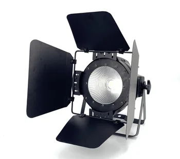 

LED COB Par light 200W RGBWAUV 6in1 Warm White3200K Cool white7500K Stage Lighting Clubs Luces Discoteca Disco With Barn Doors