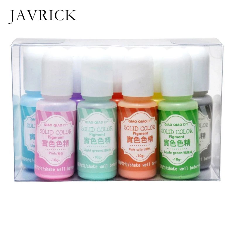 

9 Pcs/set Solid Color Resin Dye Epoxy UV Coloring Pigment DIY Handmade Craft Art Set Jewelry Making Filler