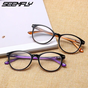 

Seemfly Fashion Reading Glasses Fatigue - proof Round Frame Eyeglasses For The Elderly Farsightedness Presbyopic Glasses Unisex