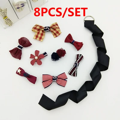 6pcs Style 12 Милые детские аксессуары для волос заколки для волос мультяшная заколка для волос головные уборы для девушек головной убор принцессы - Цвет: 6pcs Style 12