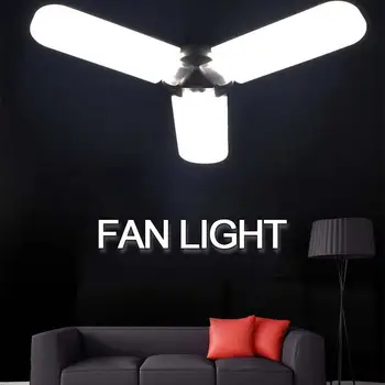 

Bright Garage Light Street E27 Eco-Friendly Hallway Fan Light Smart Dusk To Dawn Indoor Outdoor White Light Bulb Auto