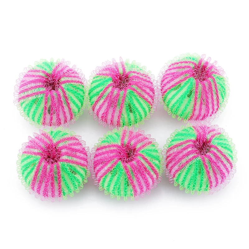 washing ball 6 шт./упак. Kawaii очистка шары для стирки Лидер продаж красочные Удаления Conjuring обеззараживания одежда обмотки моющие шарики - Цвет: washing ball