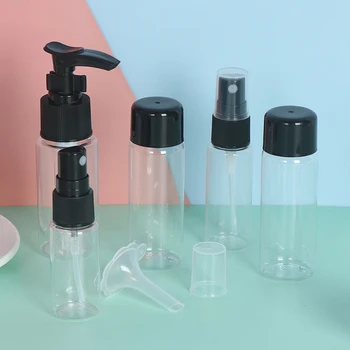 

7Pcs/Set Mini Empty Make Up Container Bottles Travel Cosmetic Face Cream Pots Travel Accessories Empty Make Up Bottle