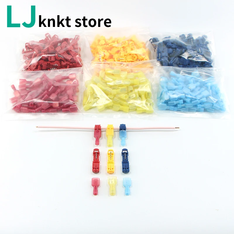 

T-branch Connector butt plug auto automotive Electrical red/yellow/bule 30/80/150set Tap Insulated Quick Splice Wire Terminal