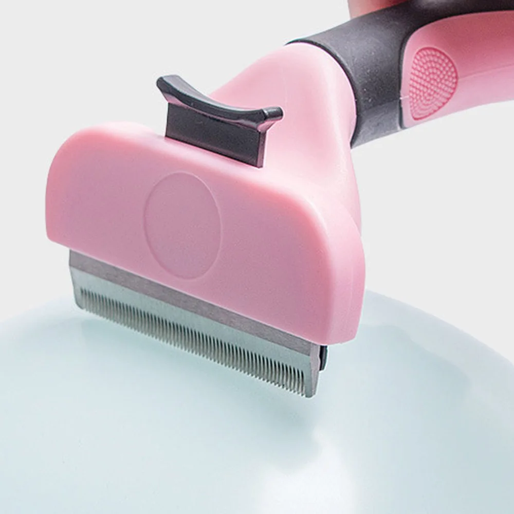 Dog Grooming Tools Supply for Dog Hair Grooming Plastic Handle Stainless Steel Comb Head High Quality Dog Brush for hair remover