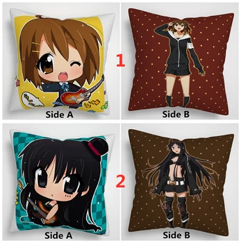 

Yui Azusa Mio Ritsu Tsumugi Anime Two Sided Pillow Cushion Case Cover