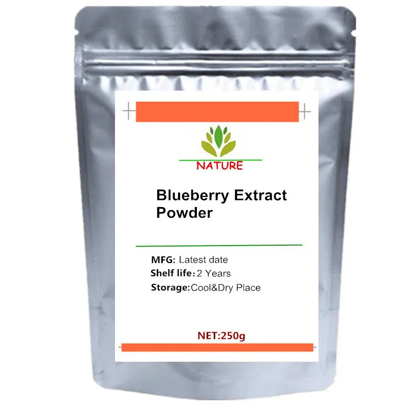 

100% Pure Blueberry Extract Powder 25% OPC Anthocyanins Natural Antioxidant