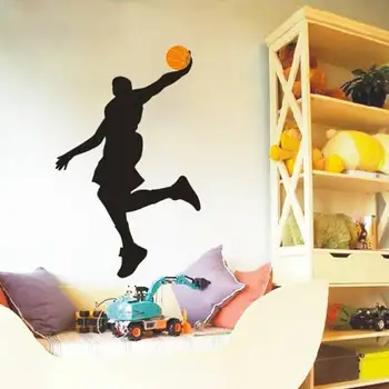 

Basketball Player Sticker Decal Sports Posters Home Decoration Vinyl Wall Decals Decor Mural Dunk Wall Car Decal