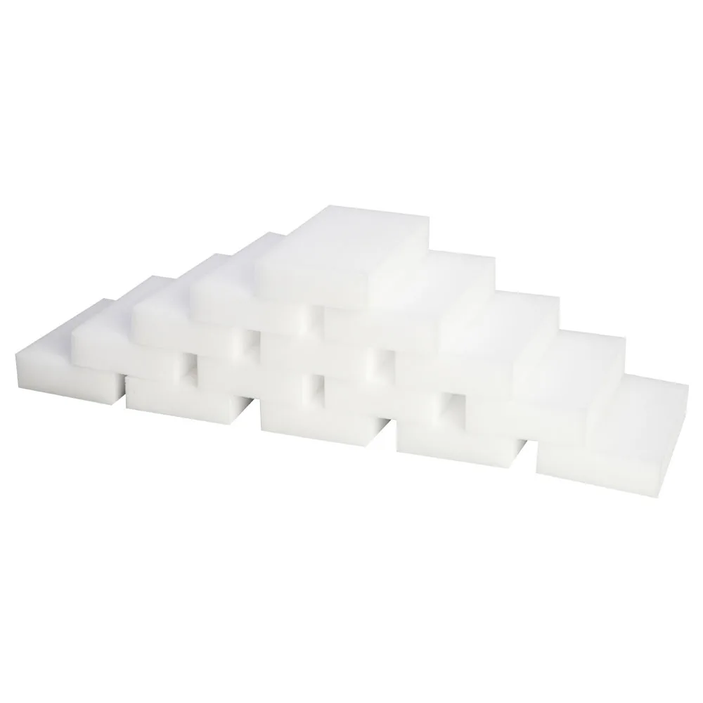 Bulk 100pcs 100 шт./лот Высокое качество меламиновая губка для мытья волшебный спонж стиратель, чистящая средство для посуды для кухня, ванная, офис очистки 10x6x2 см - Цвет: Bulk 100pcs