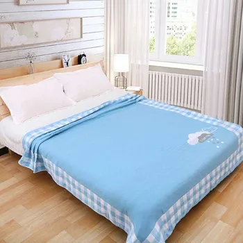 

Cotton Three-Layer Gauze Towel Blanket Summer Home Textile For Noon Break Single Double Air Conditioning Blankets Bedding