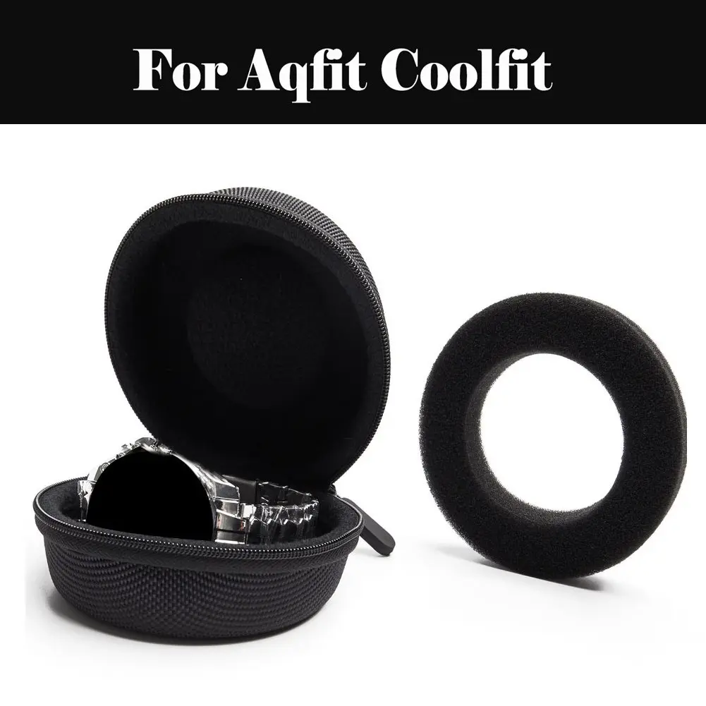 

Pocket Storage Case Pouch Bag Mini Box Hard Protective Bag Pouch Cover Zipper SmartWatch Box For Aqfit Coolfit