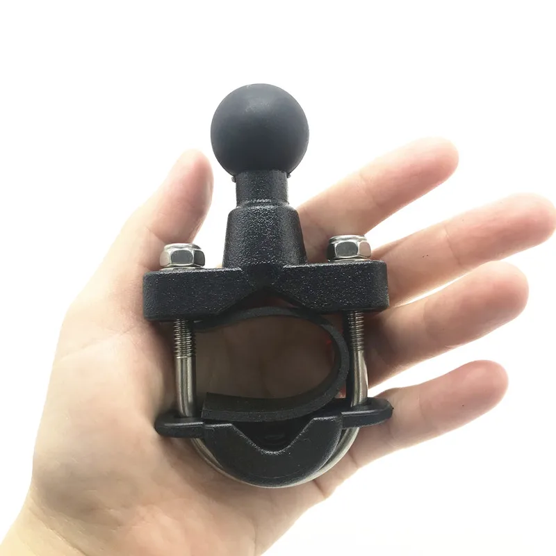 Base de montaje de riel de manillar de motocicleta, Base de 1 pulgada para Gopro, cámara, teléfono inteligente, Garmin, Sony, u-bolt
