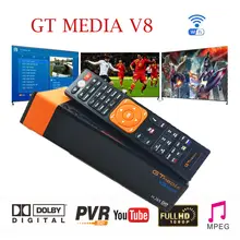 Лучший 1080P DVB-S2 GTmedia V8 nova CCcam Cline Испания спутниковый ТВ-приемник Поддержка DLNA SAT для IP встроенный модуль Wi-Fi