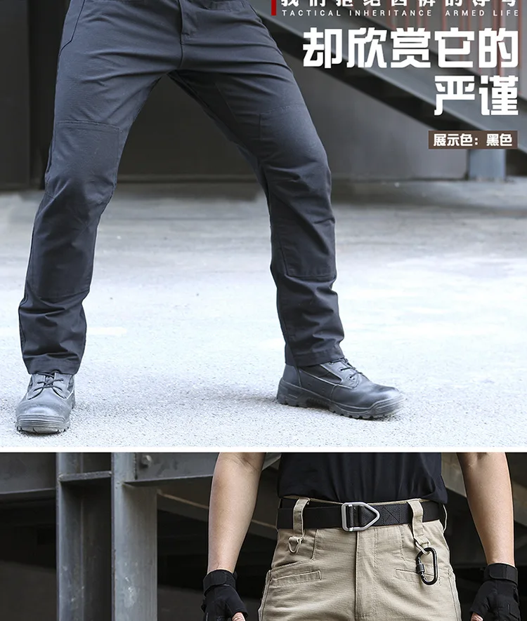 Ming peng Archons Outdoor Tactical Pants Army Fans Multi-pockets Commuting Bib Overall Anti-Spillage Wear-Resistant Mountaineeri