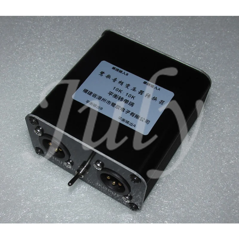 

JENSEN JT-11P-1HPC 10K: 10K re-engraved transformer, balanced to single-ended / single-ended to balanced transmission