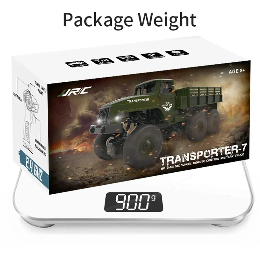 Q68/Q69 6WD 1/18 RC Автомобиль 2,4G внедорожный военный грузовик с дистанционным управлением Грузовик 10 км/ч RC Гусеничный альпинистский автомобиль игрушка RTR