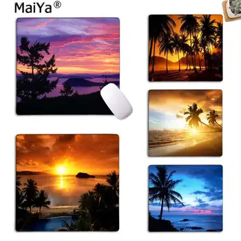 

MaiYa Sunset Palms Computer Gaming Mousemats Rubber PC Computer Gaming mouse pad